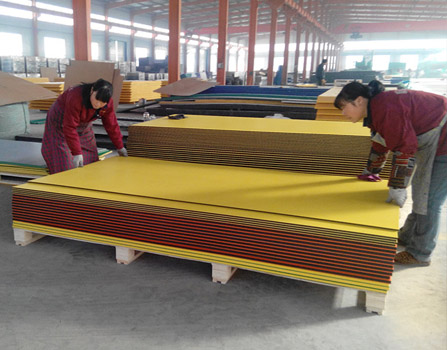 double layered HDPE plastic Sheet