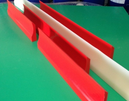 High density polyethylene plastic wear blade/conveyor paddle