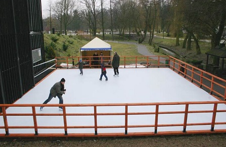 uhmw synthetic ice rink producer
