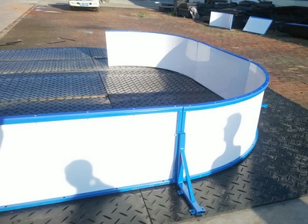 hdpe synthetic ice rink dasher board