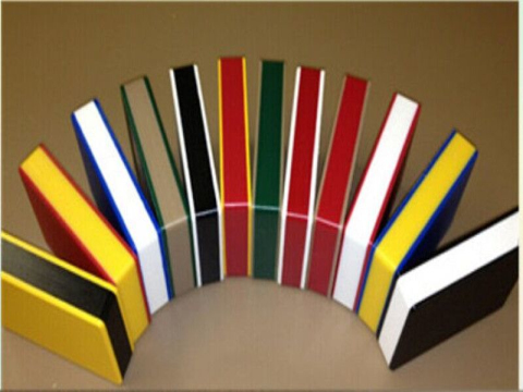 dual colour hdpe sheet cut to size for playground hdpe product
