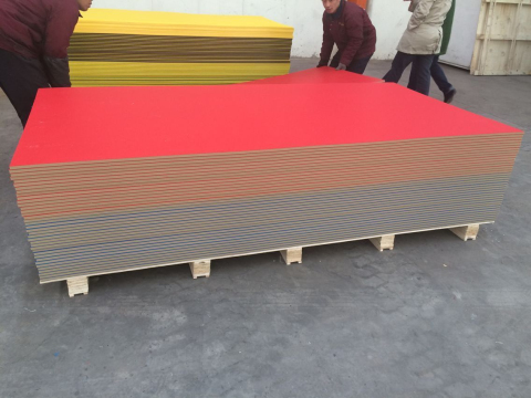Plastic textured ABA color HDPE sheet for children playground