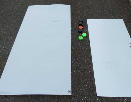 5mm thick hdpe / PE/PP plastic shooting pad
