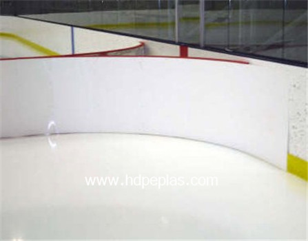 hockey ice rink barrier and fence/shooting roller skating rink plastic board