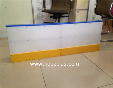 Low price uhmwpe synthetic ice skating rink equipment barrier