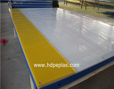 polyethlene plastic hdpe ice rink barrier/fence board