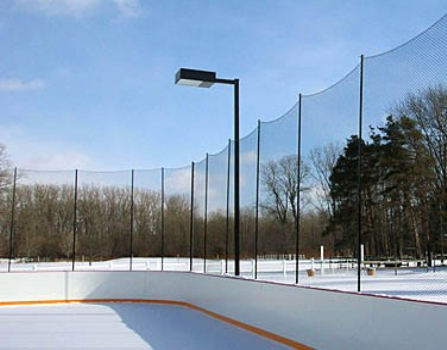 Durable high density polyethylene facing dasher board/sports Arena fence