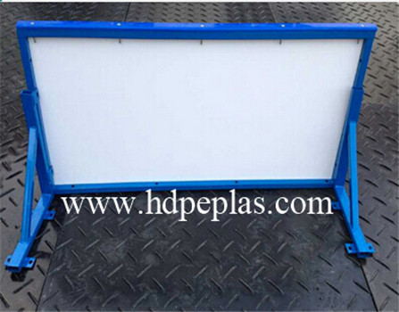 plastic hdpe ice rink barrier sheet/dasher board/ yellow plastic barriers