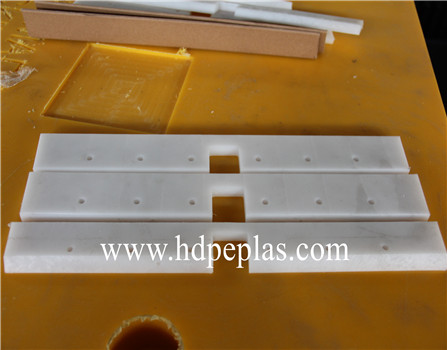 NO adhesive virgin white UHMWPE/HDPE drag conveyor paddle