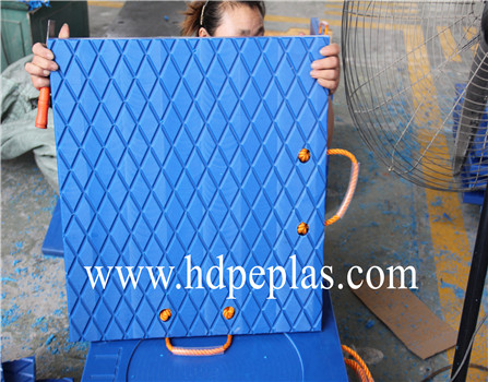 China high strength crane support pad in hdpe sheet stabilizer legs