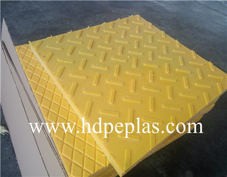 uv-resistant outrigger pads/ OEM hdpe sheet for crane floor protection