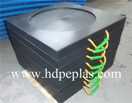 HDPE outrigger pads/ HDPE Crane outrigger support mats