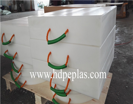 Crane foot bearing support | UHMWPE outrigger pad | UHMWPE crane pads