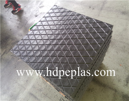 Crane foot bearing support | UHMWPE outrigger pad | UHMWPE crane pads