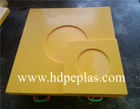 Truck crane outrigger pad stabilizer legs uhmwpe leg support