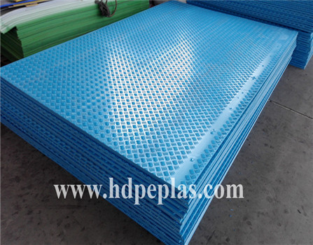 4000X2000X15MM Blue heavy load mats/PE tracking mats/DuraDeck mats