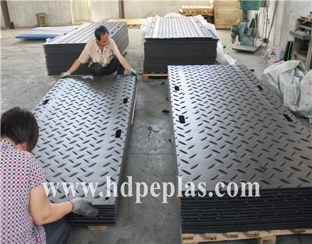 Black temporary flooring pad/Portable Roadway mat