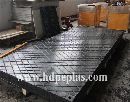 Heavy Equipment Mud Mats/solid molded UHMWPE mats for ground protection