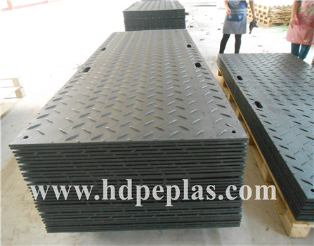 Heavy Equipment Mud Mats/solid molded UHMWPE mats for ground protection