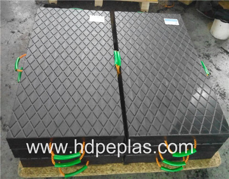 UHMWPE crane outrigger pads/price of uhmwpe crane outrigger pad
