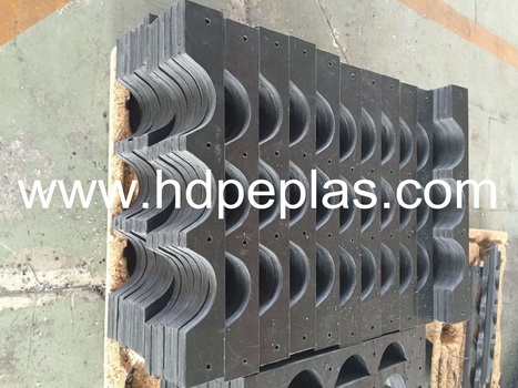 uhmwpe or hdpe cable support block