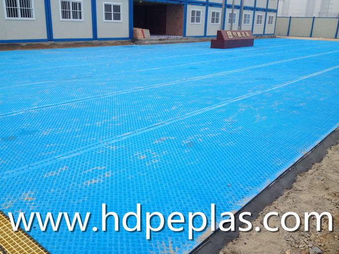 Heavy duty and light duty ground protection mat/ plastic road mat