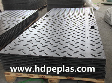 Water proof HDPE ground cover mats temporary roadways