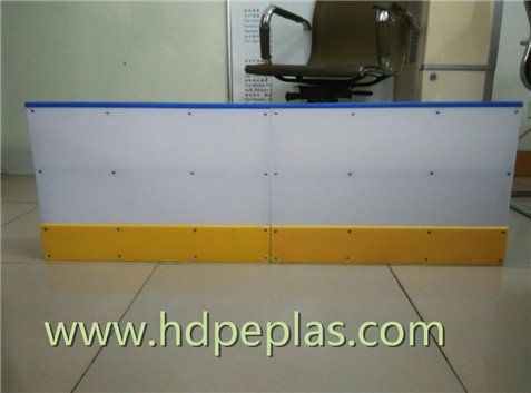 Ice hockey rink arena fender /dasher board system/ hockey rink barrier