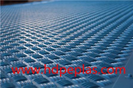 popular blue color HDPE ground protection anti slip mats