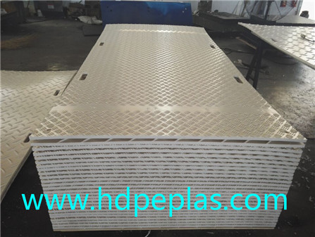 Natural color HDPE Road way cover mats