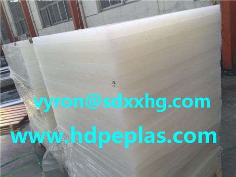 PP copolymer sheet with natural white color for leather cutting industry