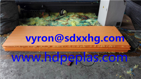 extrusion waterproof HDPE sheet orange color PE300