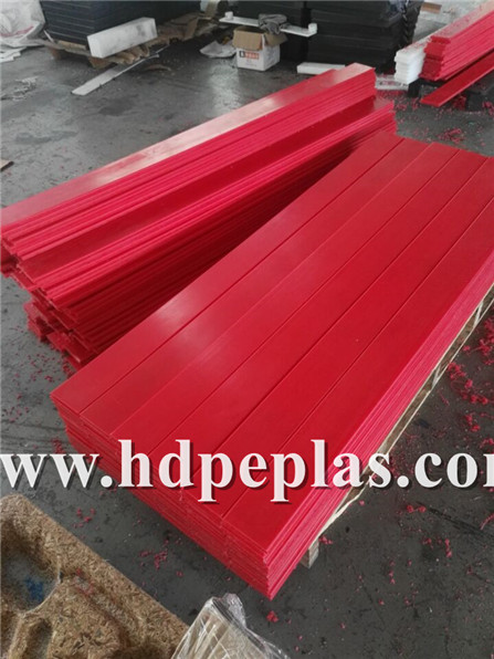 Red UHMWPE/HDPE strip | UHMWPE/hdpe Profile