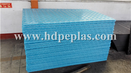 BLUE ground protection mats