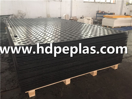 3000*2500mm HDPE black ground protection mats