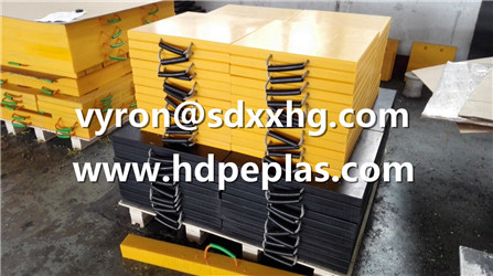 HDPE crane outrigger pad, trailer plate jack pads/crane leg support mat