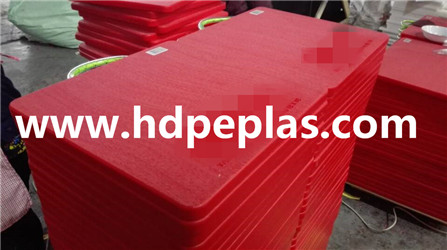 Rough surface/texture UHMWPE outrigger pad