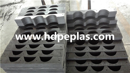 UHMWPE/HDPE tube support block