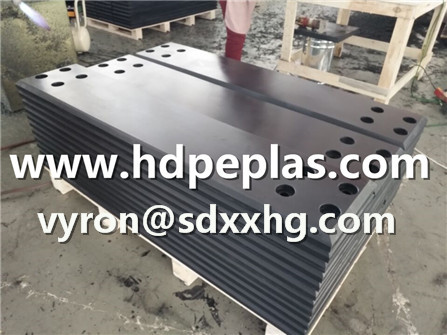 Yellow and Black UHMWPE fender pad