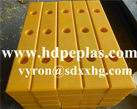 Yellow Dock bumper/UHMWPE plastic Dock bumper plates manufacturer