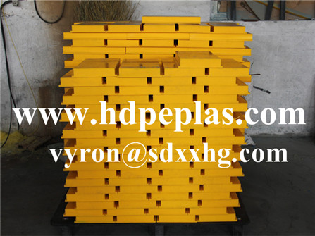 Yellow Dock bumper/UHMWPE plastic Dock bumper plates manufacturer