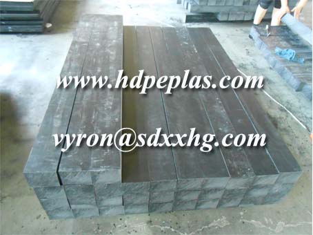 50x50x50mm thickness UHMWPE square wear strips