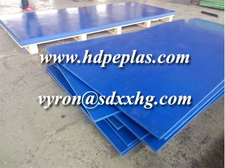 UHMWPE wear resistance liner sheet with miling maching