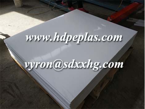 Black 2mm HDPE sheet with film protection