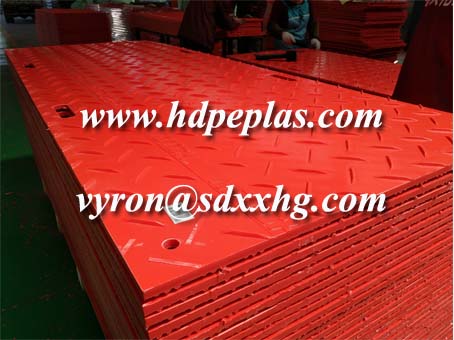Red Color ground cover mats with customized logo