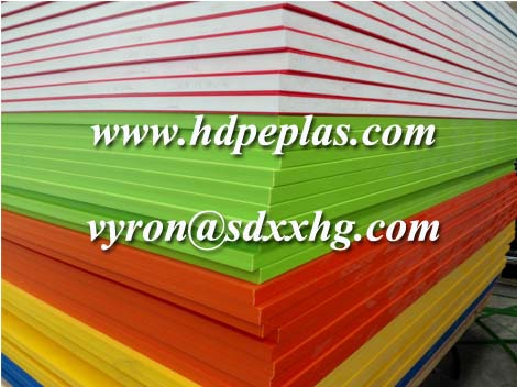 Orange peel surface HDPE plastic sheet