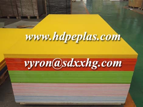 Three layer HDPE sheet