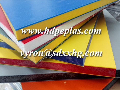 Tricolor HDPE SHEET with texture surface