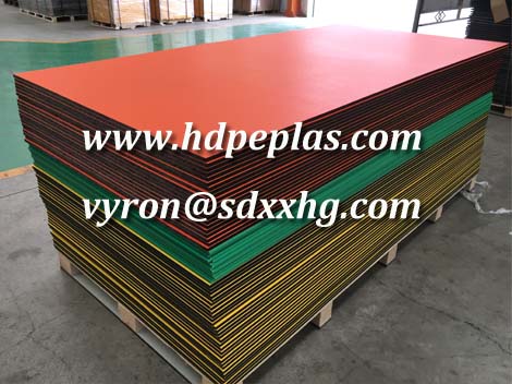 Tricolor HDPE SHEET with texture surface
