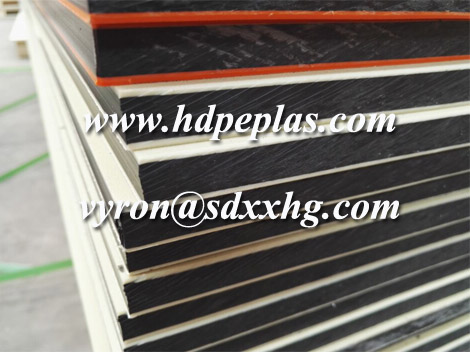 HDPE sheet with textured orange peel